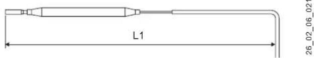 AEG HUZ 5 OKO COMFORT - Temperatuursensor in schermpijp positioneren - 1