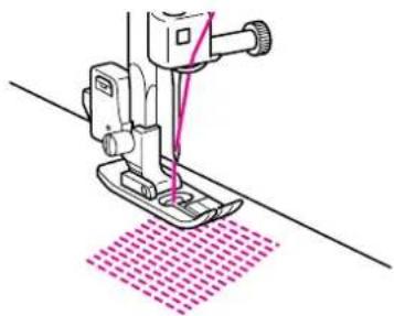 BROTHER XL6040 - COMMENT ARRETER LA COUTURE ET OUVRIR LA BOU- TONNIERE - 3