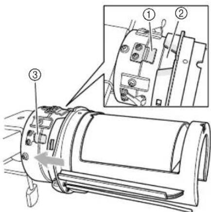 BROTHER PR600 - Installation du cadre cylindrique - 2