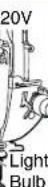 BROTHER PQ1500 - Changing Light Bulbs - 4