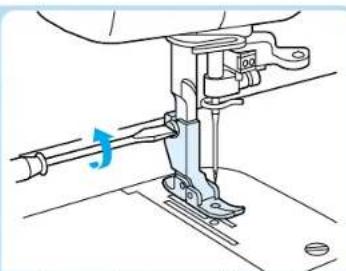 BROTHER PQ1500 - Changing Presser Feet (Zipper Foot) - 1