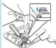 BROTHER PQ1500 - Changing the Feed Pin - 4