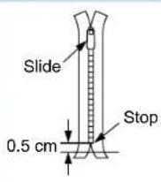 BROTHER PQ1500 - Zipper Foot - 2