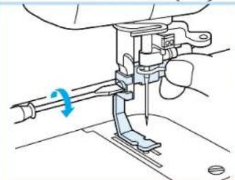 BROTHER PQ1500 - Changing Presser Feet (Zipper Foot) - 2