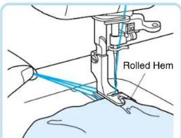 BROTHER PQ1500 - Rolled Hem Foot - 3