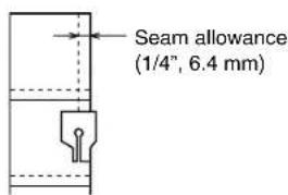 BROTHER PQ1500 - 1/4" Foot - 1