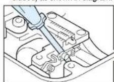 BROTHER PQ1500 - Changing the Feed Pin - 1