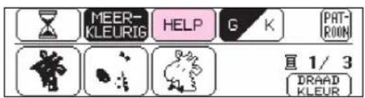 MEER- KLEURIG HELP G K PAT- ROOM 直 1/3 DRAAD KLEUR