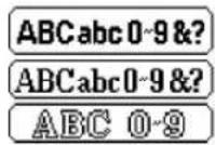 BROTHER PE150V - Caractères alphabétiques - 1
