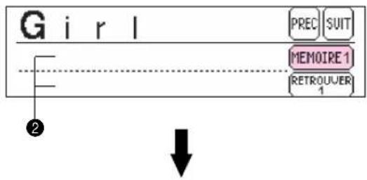 BROTHER PE150V - Sauvegarde d'une combinaison de motifs - 3