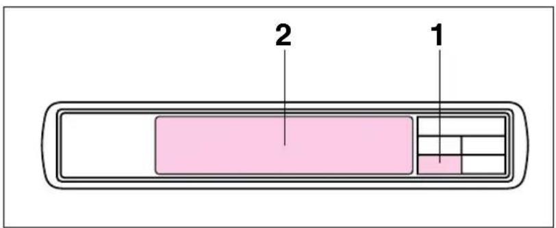 BROTHER PE150V - Pour régler la luminosité de l'affichage à cristaux liquides - 2