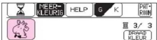 MEER- KLEURIG HELP G K PAT- ROOM 直 3/ 3 DRAAD KLEUR