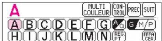 BROTHER PE150V - Majuscules et minuscules - 2