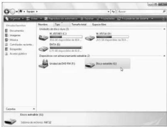 BROTHER Innovis 780D - Inserte el soporte USB en el puerto USB del ordinador. - 3