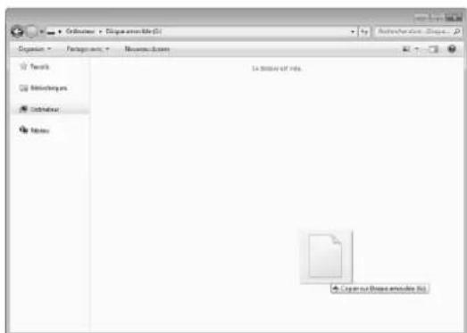 BROTHER Innovis VQ2 - Copiez le fichier de mise à niveau dans « Disque amovible ». - 1