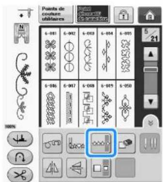 BROTHER Innovis VQ2 - Combinaison de grands et de petits motifs de points - 6
