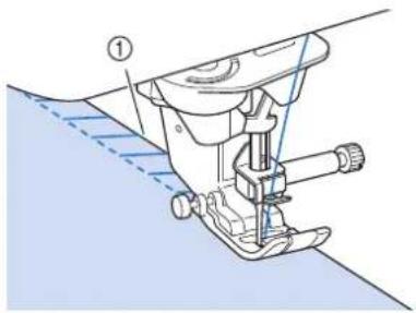 BROTHER Innovis VQ2 - Sélectionnez un point et fixez le pied-de-biche « J ». - 3