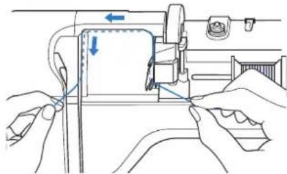 BROTHER Innovis VQ2 - Procédez comme suit pour corriger l'enfilage supérieur. - 5