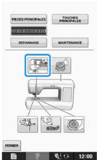 BROTHER Innovis VQ2 - Utilisation de la fonction de guide d'utilisation - 3