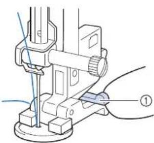 BROTHER Innovis VQ2 - ■Ajout d'un talon sur le bouton - 1