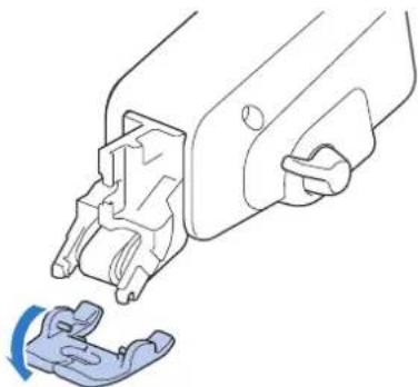 BROTHER Innovis VQ2 - ■Fixation/retrait du pied - 2