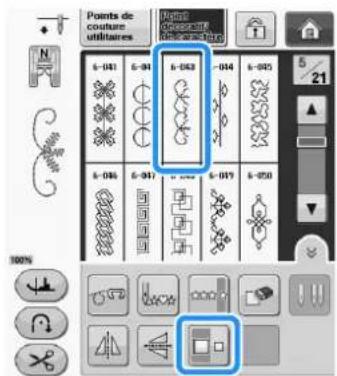 BROTHER Innovis VQ2 - Combinaison de grands et de petits motifs de points - 4