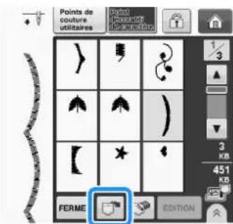 BROTHER Innovis VQ2 - Appuyez sur - 1