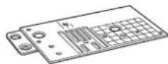 BROTHER Innovis VQ2 - ■Utilisation de la plaque d'aiguille du point droit et du pied pour point droit - 3