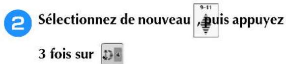 BROTHER Innovis VQ2 - Combinaison de motifs de points de différentes longueurs - 3