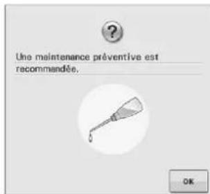 BROTHER Innovis VQ2 - À propos du message de maintenance - 1