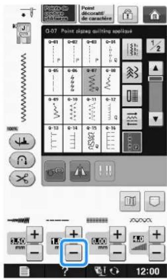 BROTHER Innovis VQ2 - ■Quilting (courtepointe) avec points plumetis - 1