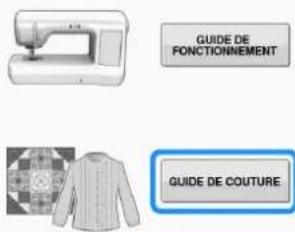 BROTHER Innovis VQ2 - Utilisation de la fonction de guide de couture - 1