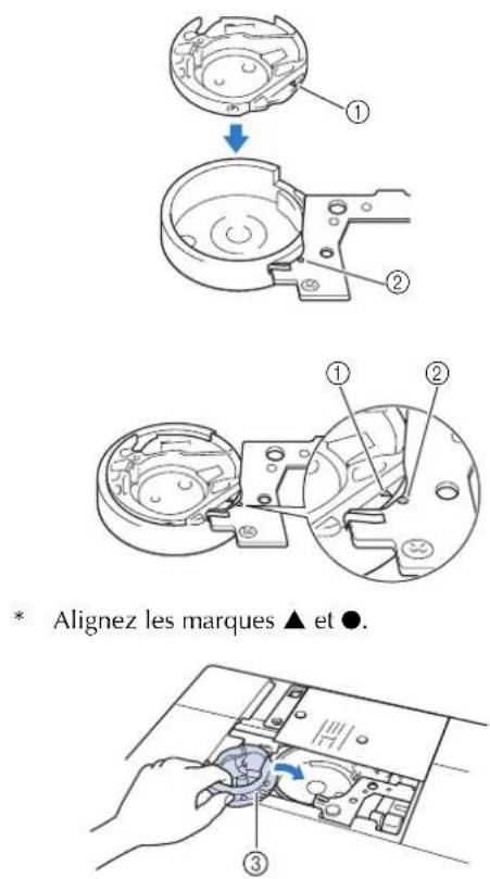 BROTHER Innovis VQ2 - Préparation du fil de la canette - 4