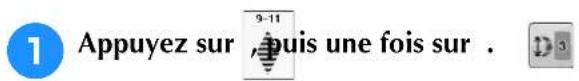 BROTHER Innovis VQ2 - Combinaison de motifs de points de différentes longueurs - 2