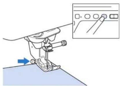 BROTHER Innovis VQ2 - Relevez le pied-de-biche. - 2