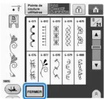 BROTHER Innovis VQ2 - Appuyez sur FERMER - 1