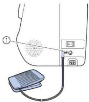 BROTHER Innovis 27SE - Utilisation de la pédale - 5