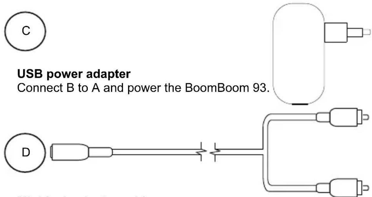 MARMITEK BoomBoom 93 - Micro USB power cable - 1