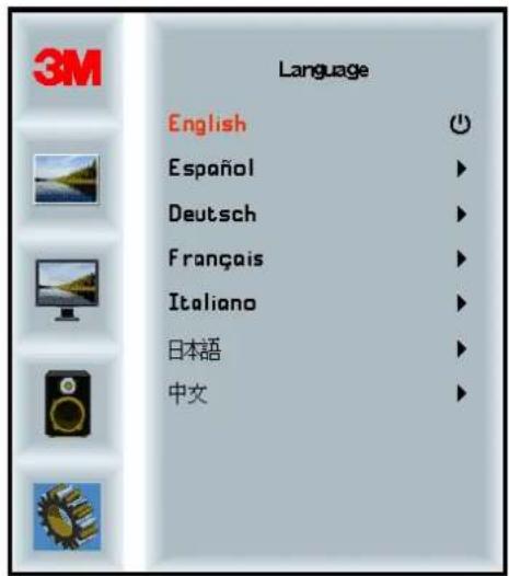 3M Language English Español Deutsch Français Italiano 日本語 中文