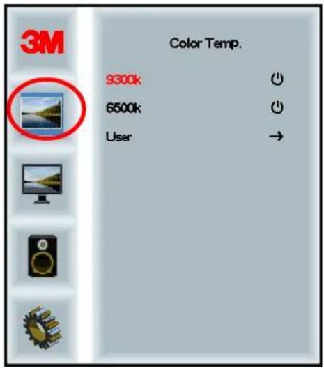 3M Color Temp. 9300k 6500k User →