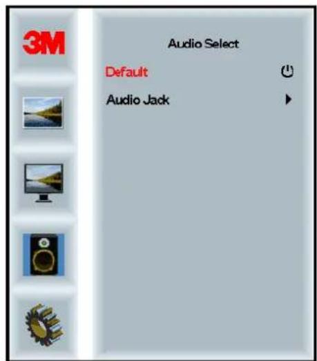 3M Audio Select Default Audio Jack