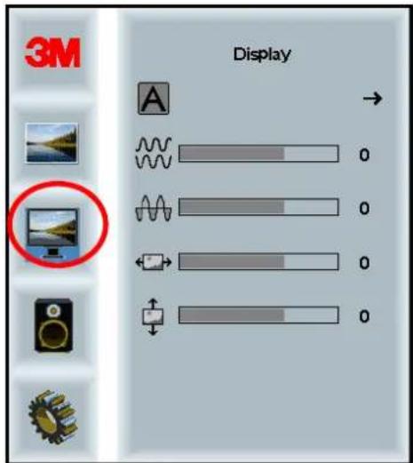 3M C6587PW - Menu Display (ecrã) - 1