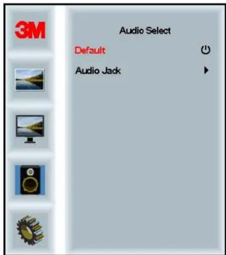 3M Audio Select Default Audio Jack