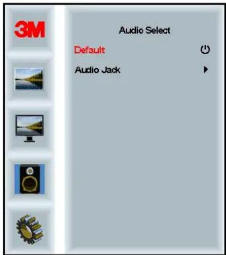 3M Audio Select Default Audio Jack