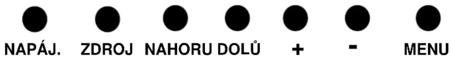 NAPÁJ. ZDROJ NAHORU DOLÜ + - MENU