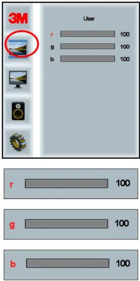 3M User r 100 g 100 b 100 r 100 g 100 b 100