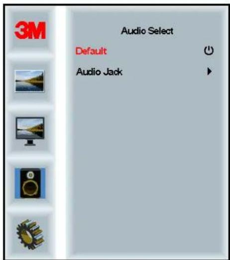 3M Audio Select Default Audio Jack