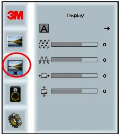 3M C6587PW - Menu Affichage - 1