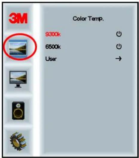 3M Color Temp. 9300k 6500k User →