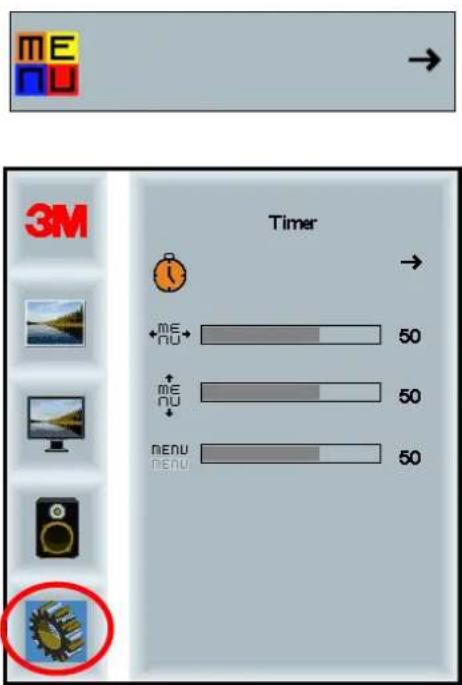 ME 3M Timer + me nu + 50 + me nu + 50 menu menu 50